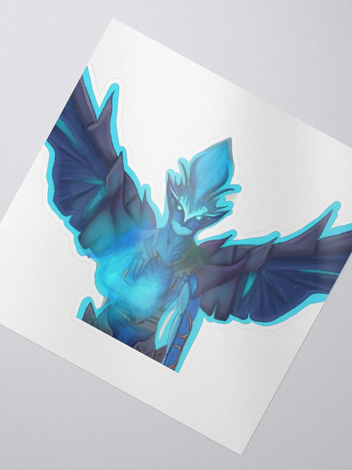 Blue-Flame Dragon Sticker product image (2)