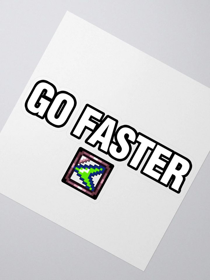 Go Faster - Speed Sticker product image (5)