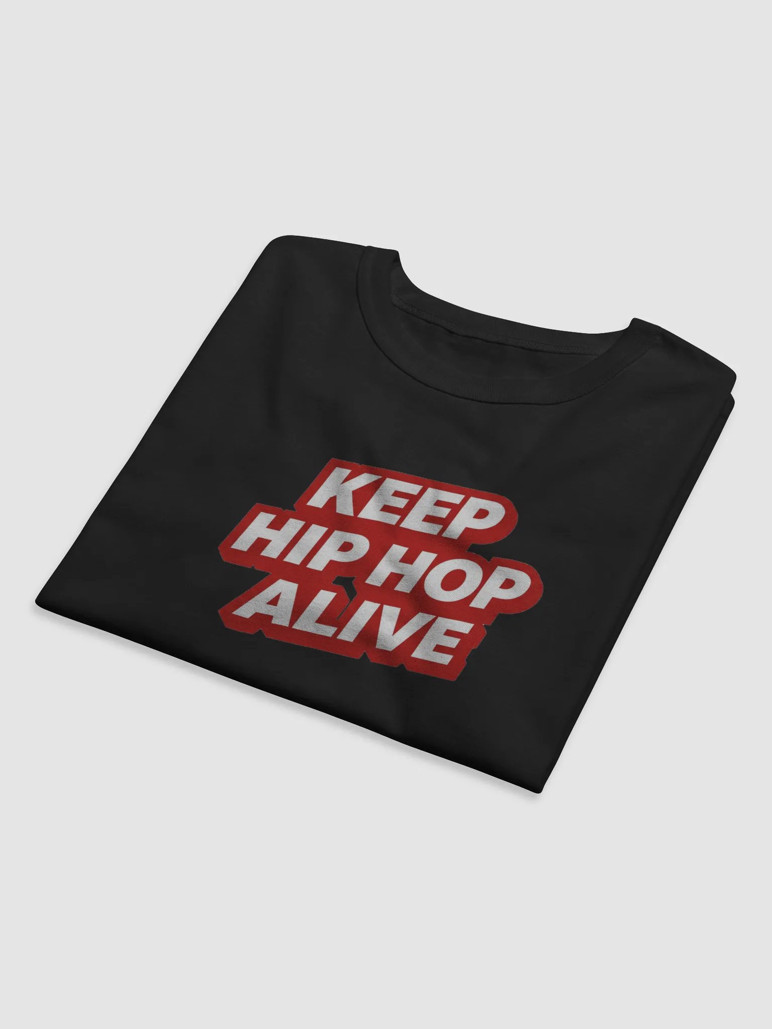 KEEP HIPHOP ALIVE BLACK TEE product image (6)