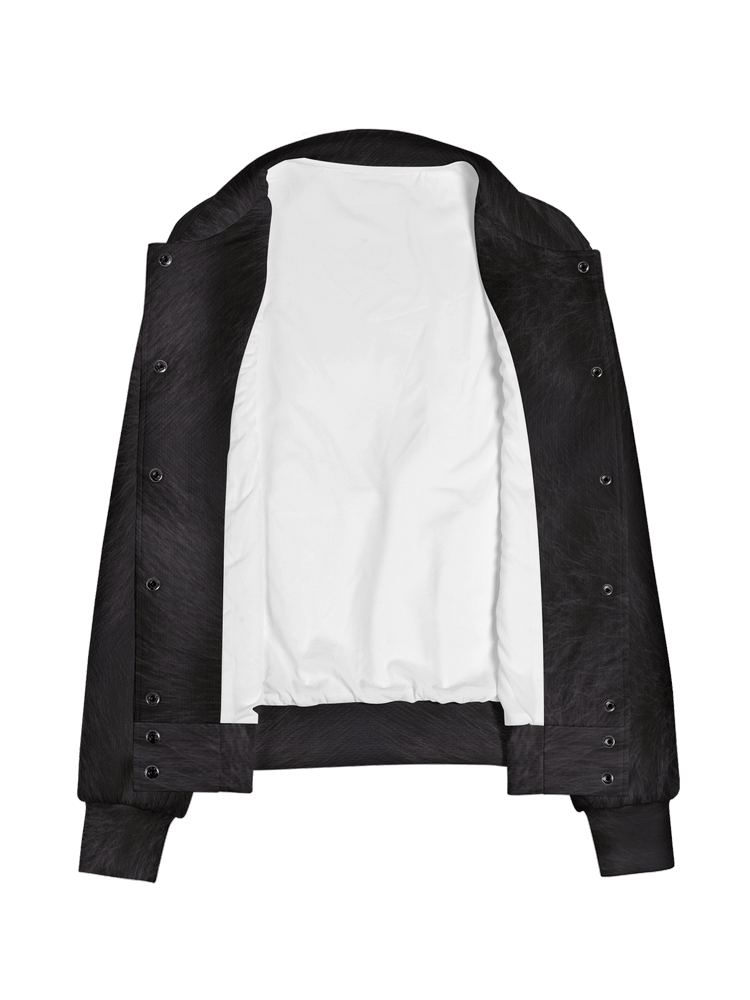 Black Tabby Cat Premium Bomber Jacket (Unisex) product image (5)