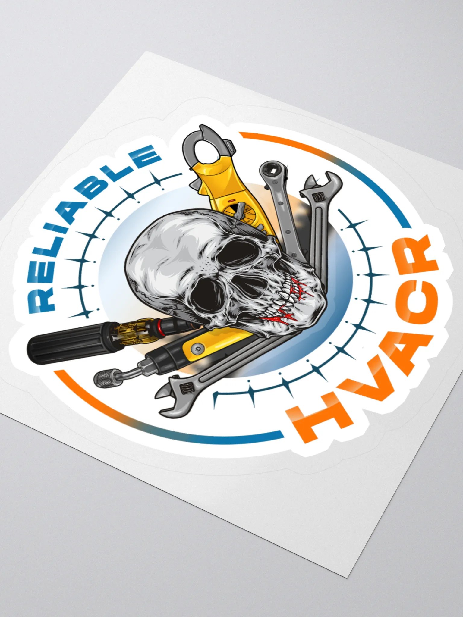 Bleeding Skull Sticker product image (6)