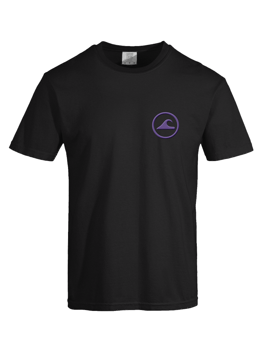 Embroidered Wave Rider Comfort Colors Garment-Dyed Heavyweight T-Shirt (Midnight) product image (7)