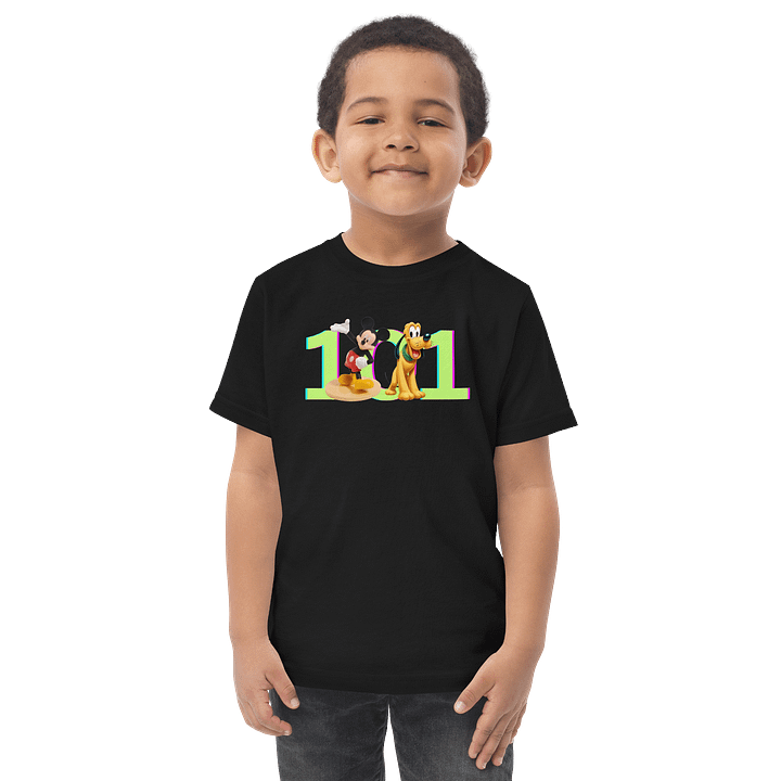 Rabbit Skins Toddler Jersey T-Shirt Mickey & Pluto product image (1)