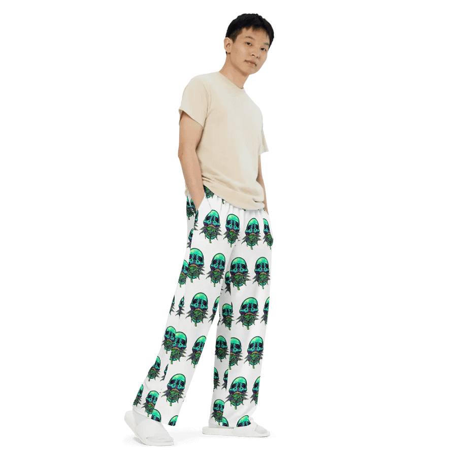 Canna Skull Wide-Leg Pants product image (7)