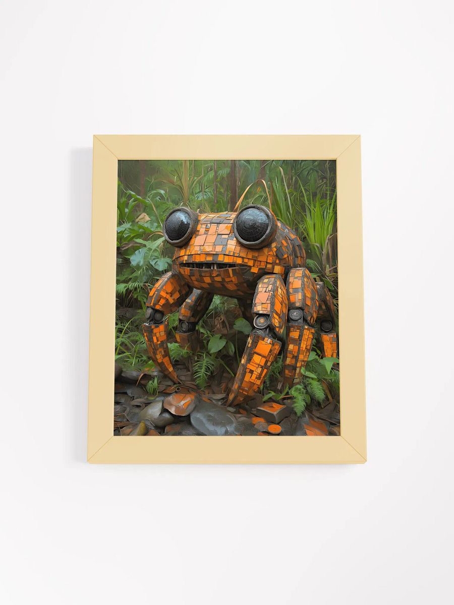 Framed wall art, titled 