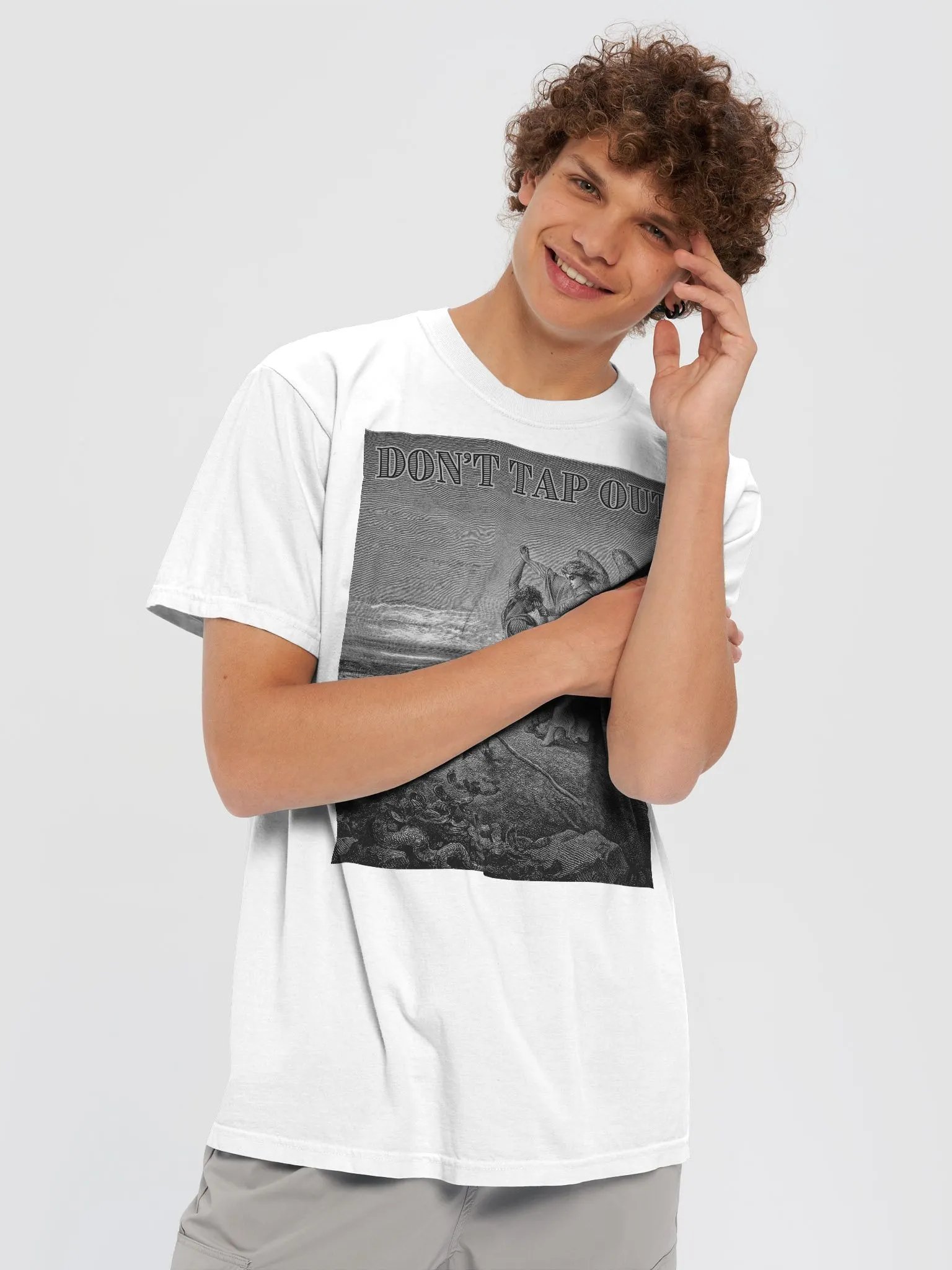 "Don't Tap Out" – Jacob Wrestling the Angel Tee product image (5)