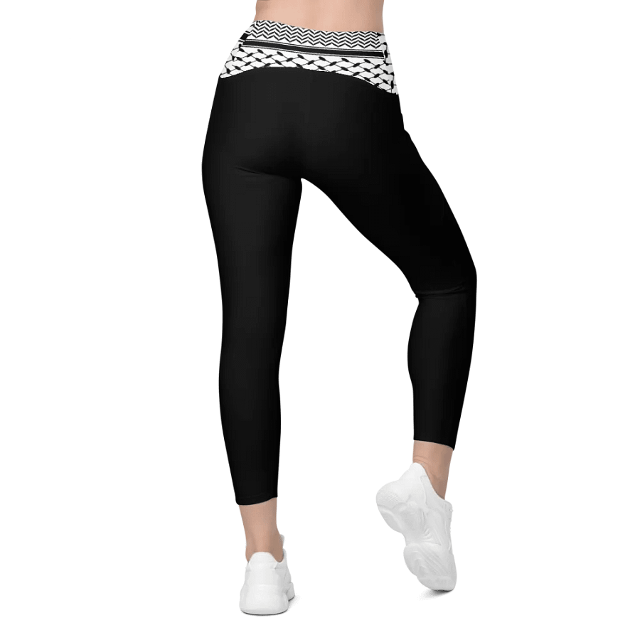 Kuffiiyeh Waistband Leggings with Pockets! product image (7)