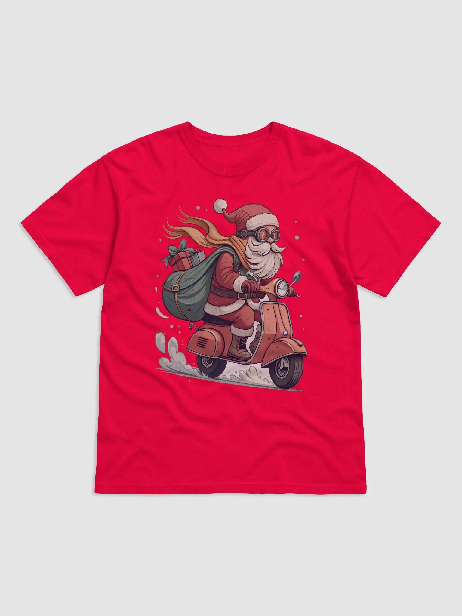 Santa Scooter Joyride T-Shirt product image (3)