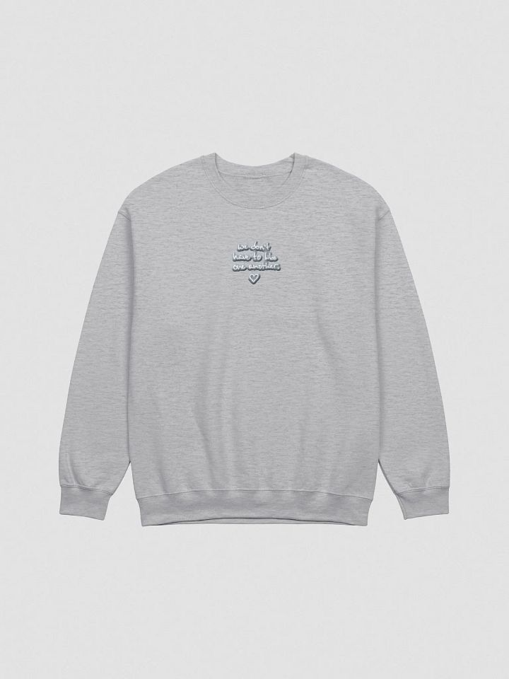 ONE ANOTHER (grey bubble design 2) embroidered crewneck product image (2)
