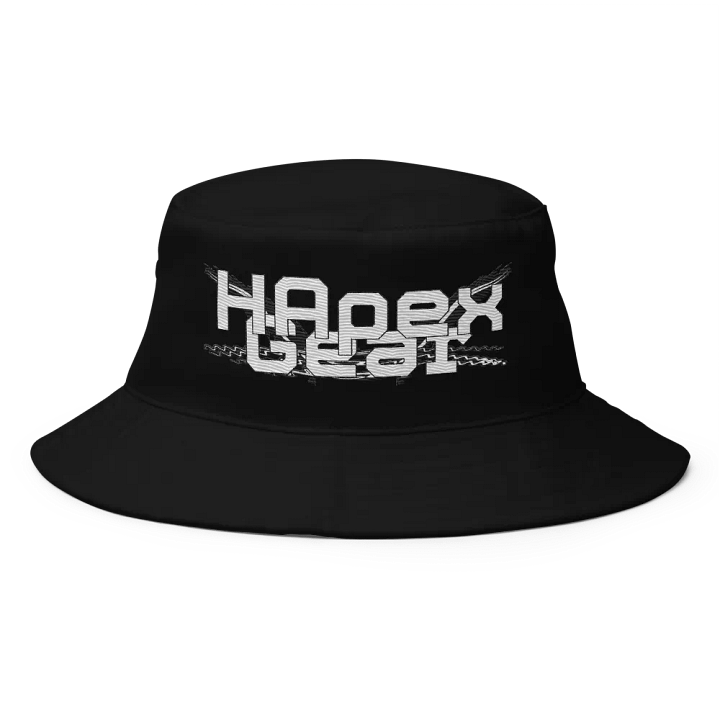 Bucket Hat - Embroidered - White HApex Gear White Logo product image (2)