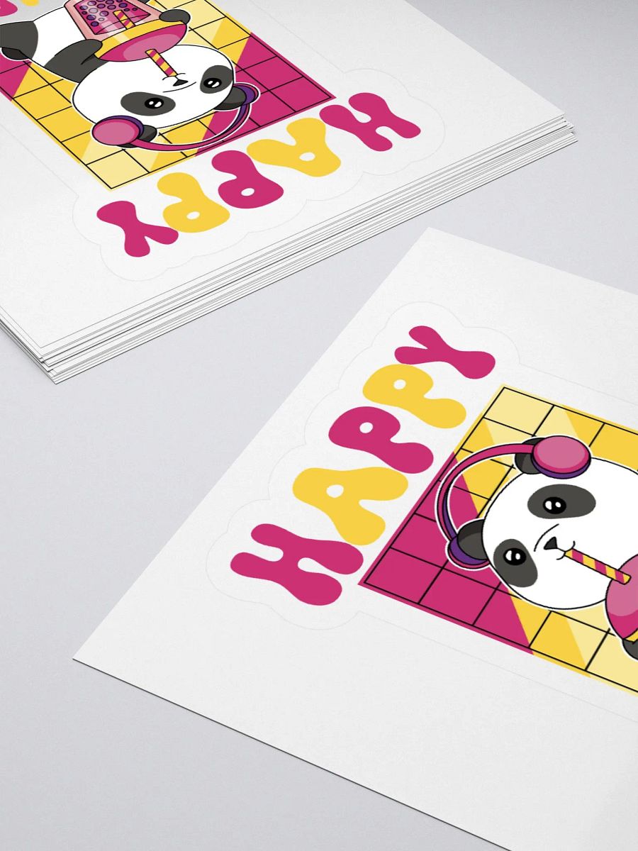Happy Birthday (Panda With Bubble Tea) Sticker product image (4)