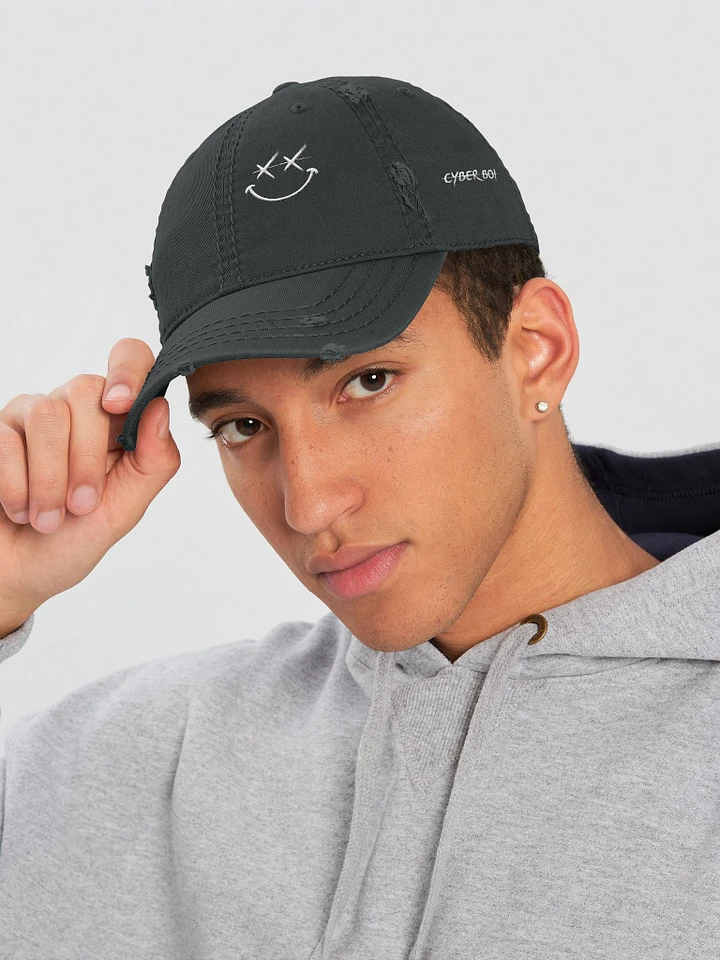 CYBER BOI SMILE DISTRESSED HAT product image (1)