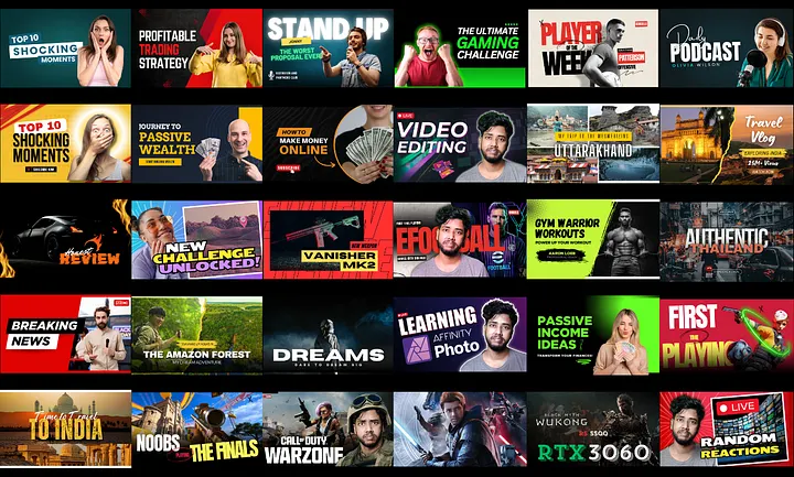 YouTube Thumbnail Templates product image (2)