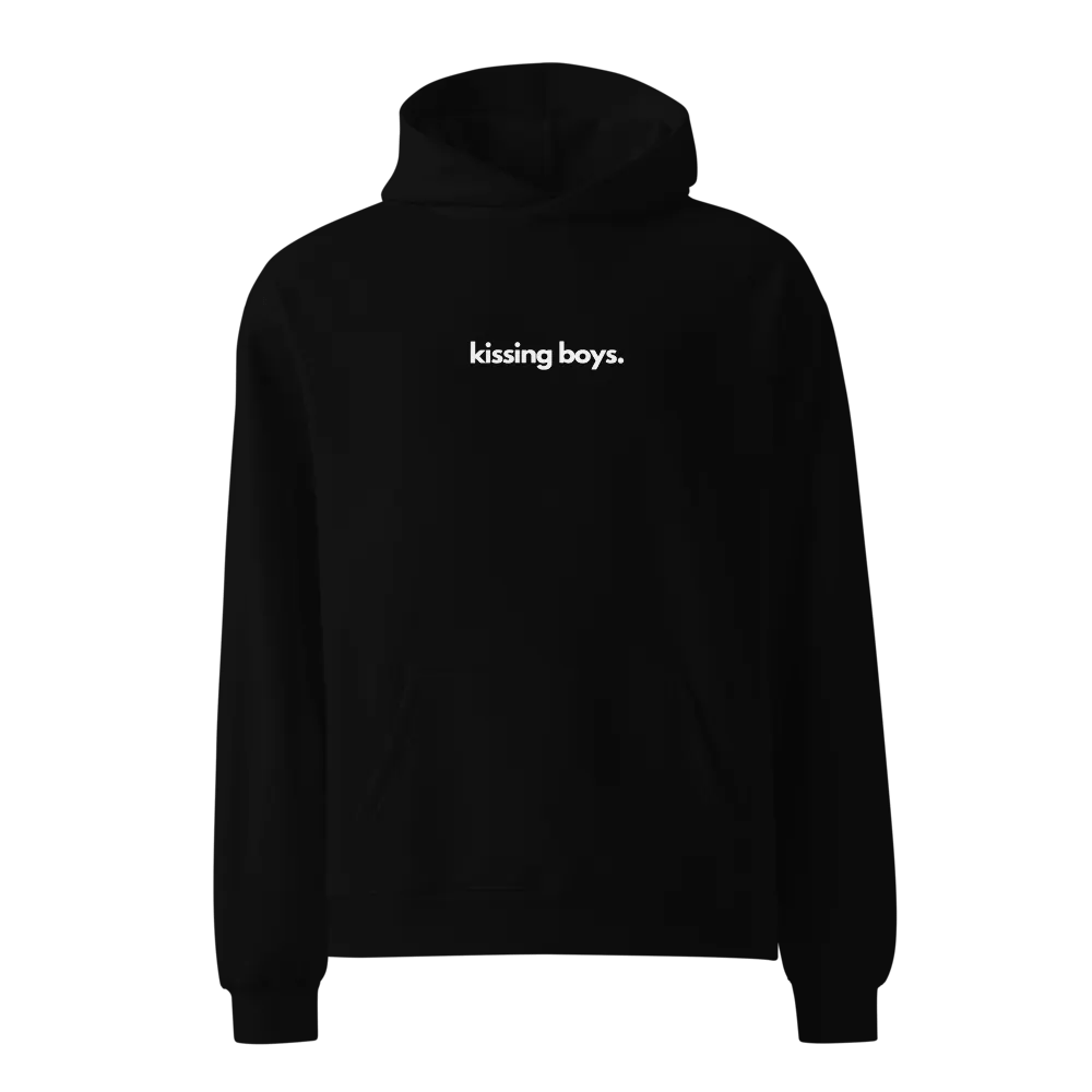 💋 Oversized Comfort: Kissing Boys Abstract Hoodie 💋 product image (1)