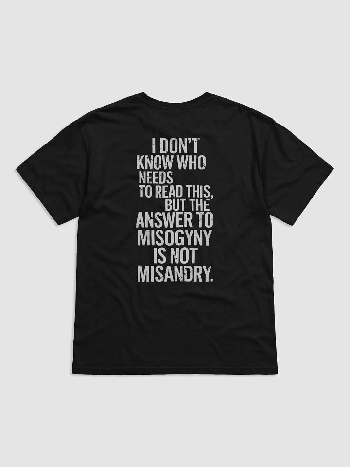 The Answer To Misogyny Is Not Misandry: Vintage Tee product image (1)