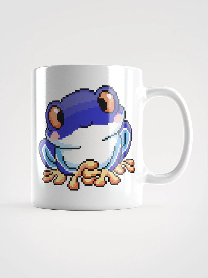 Dark Blue Rip the Frog White Glossy Mug product image (2)