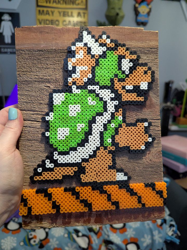 Bowser Perler Wallhanging product image (1)