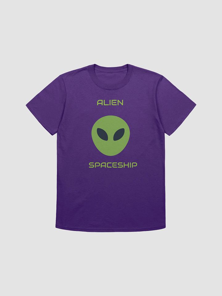 Alien Spaceship T-Shirt Purple product image (1)