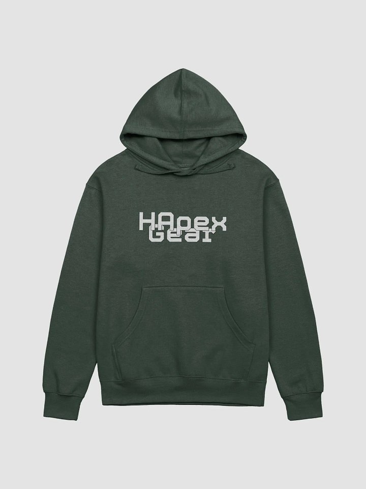 Midweight Hoodie - White HApex Gear Black Logo product image (1)