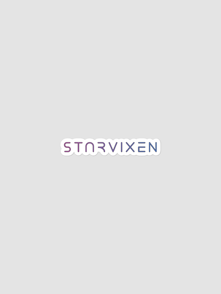 [StarStation] Bubble-free stickers Text Logo product image (1)