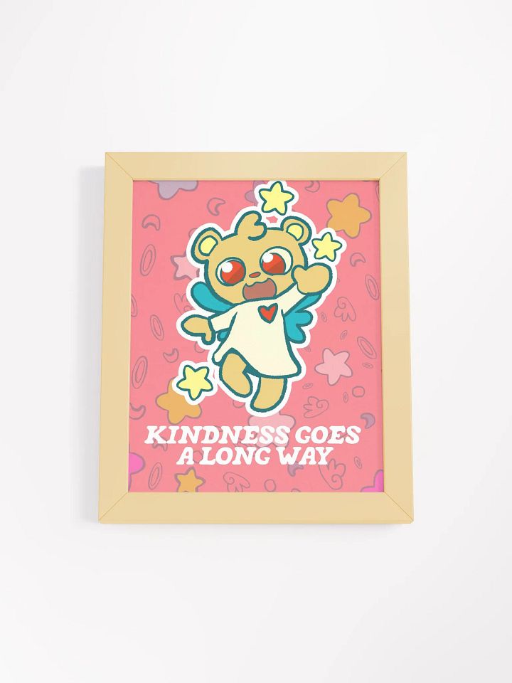 Kindness Goes A Long Way Framed Print product image (2)