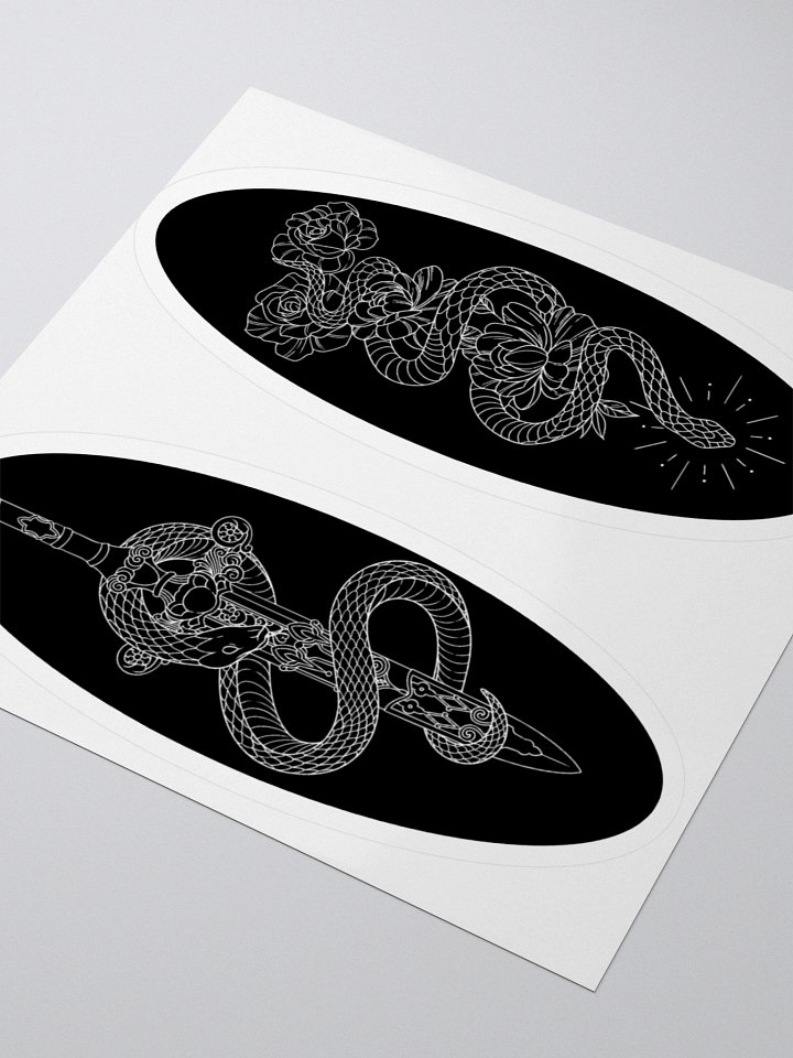 Oval Print Stickers product image (1)