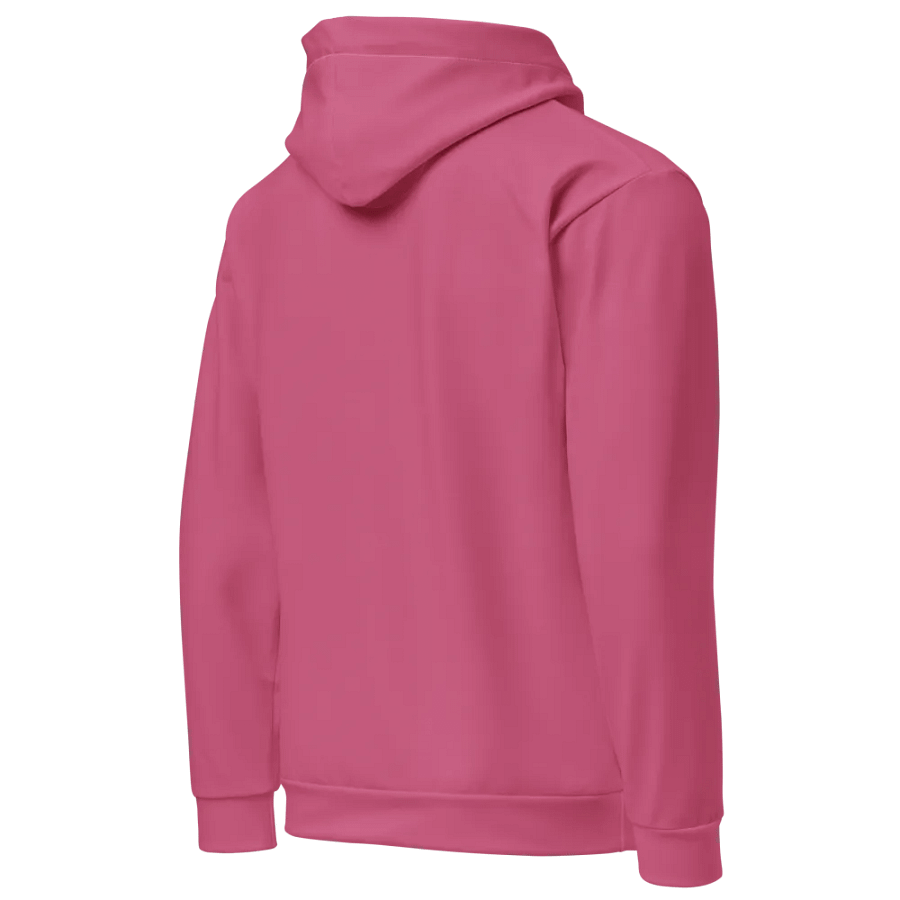 Plain Muted Blush Pink True Summer Unisex Recycled Polyester Heavyweight Premium Hoodie by Treasure Pie product image (4)