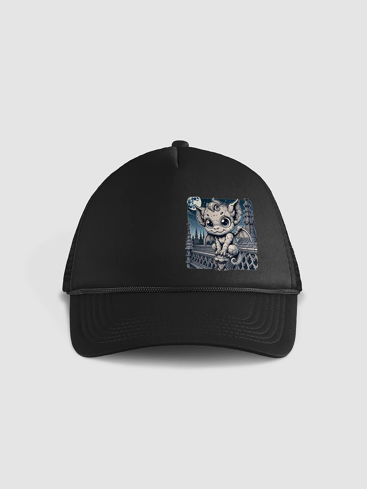 Chibi Gargoyle Emblem Ball Cap – Playful Protector product image (1)