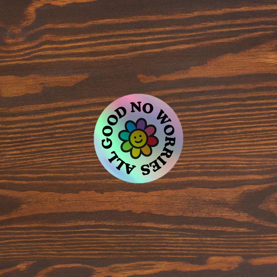 All Good Circle Sticker product image (5)