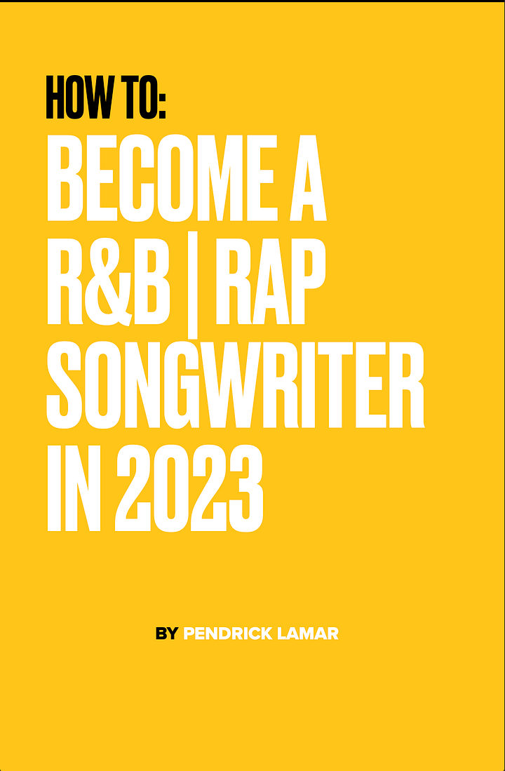 How to be a Rap/RnB Songwriter in 2023 product image (1)