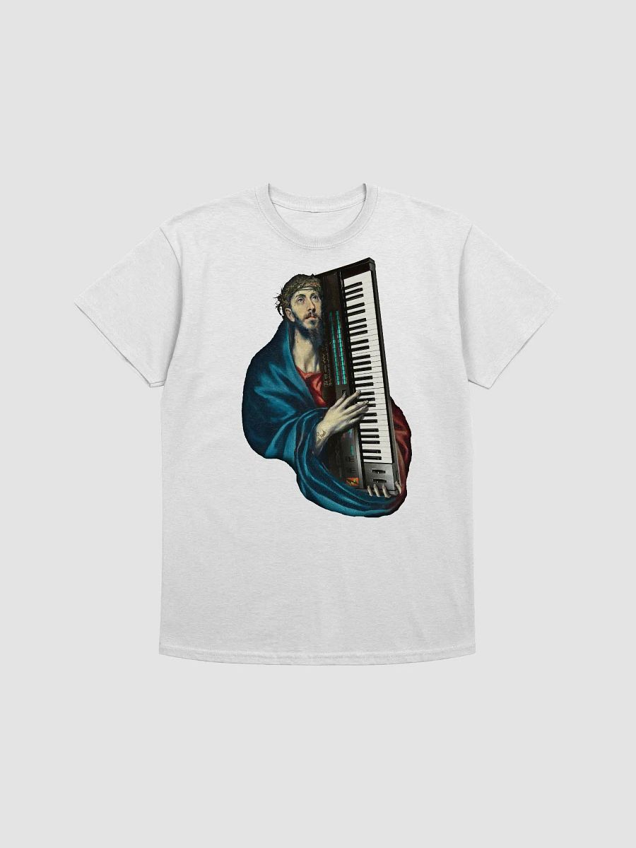 Christ Carrying the DX7 (Yamaha DX7) , EDM Tecno Unisex t-shirt product image (3)