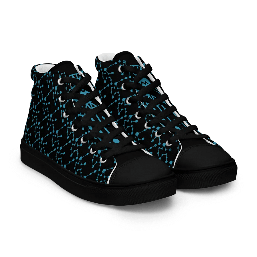 Blue Aquarius Dream Women's High Tops product image (17)