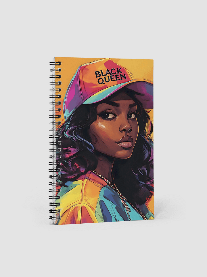 Black Queen Vibes Spiral Notebook product image (1)