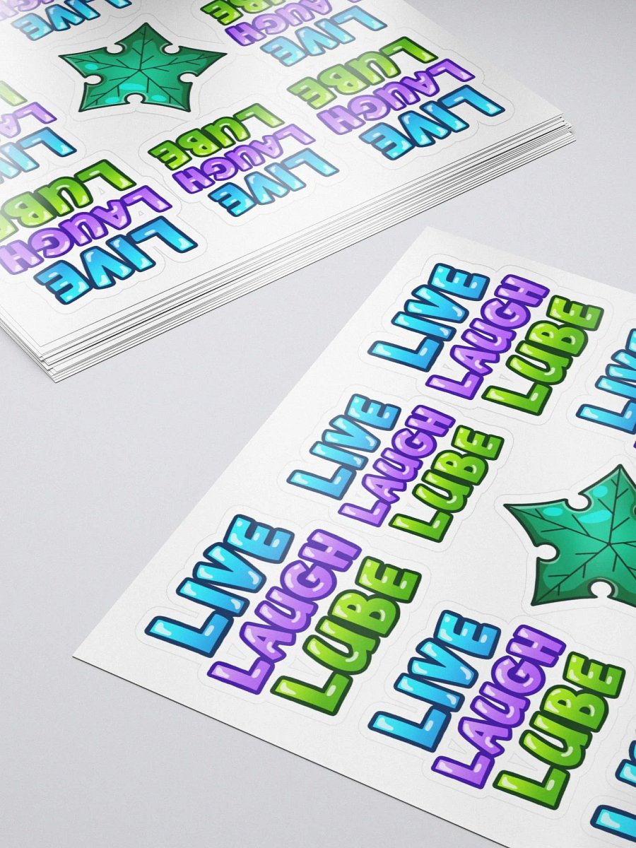 Live Laugh Lube Stickers product image (5)