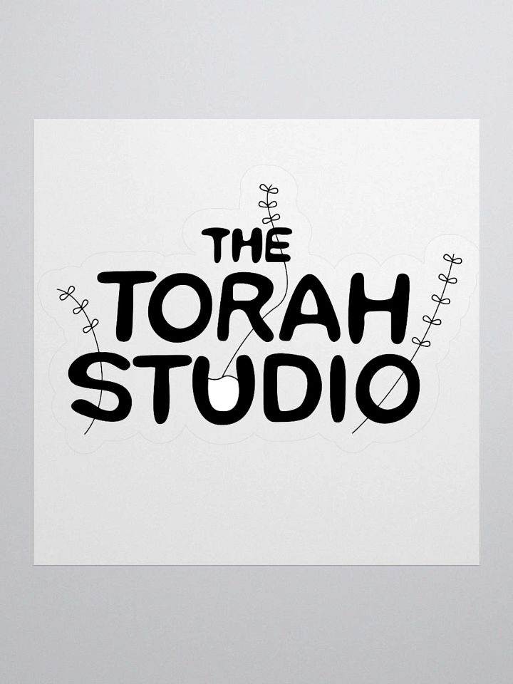 Torah Studio Black Sticker product image (1)