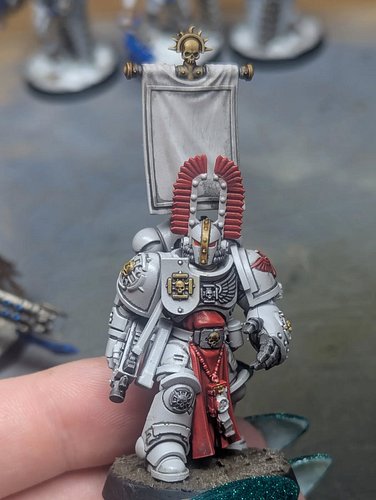 A little progress on a Sternguard :)

 @warhammerofficial
#warhammer40k #warhammer #gamesworkshop #miniatures #miniaturepaint...