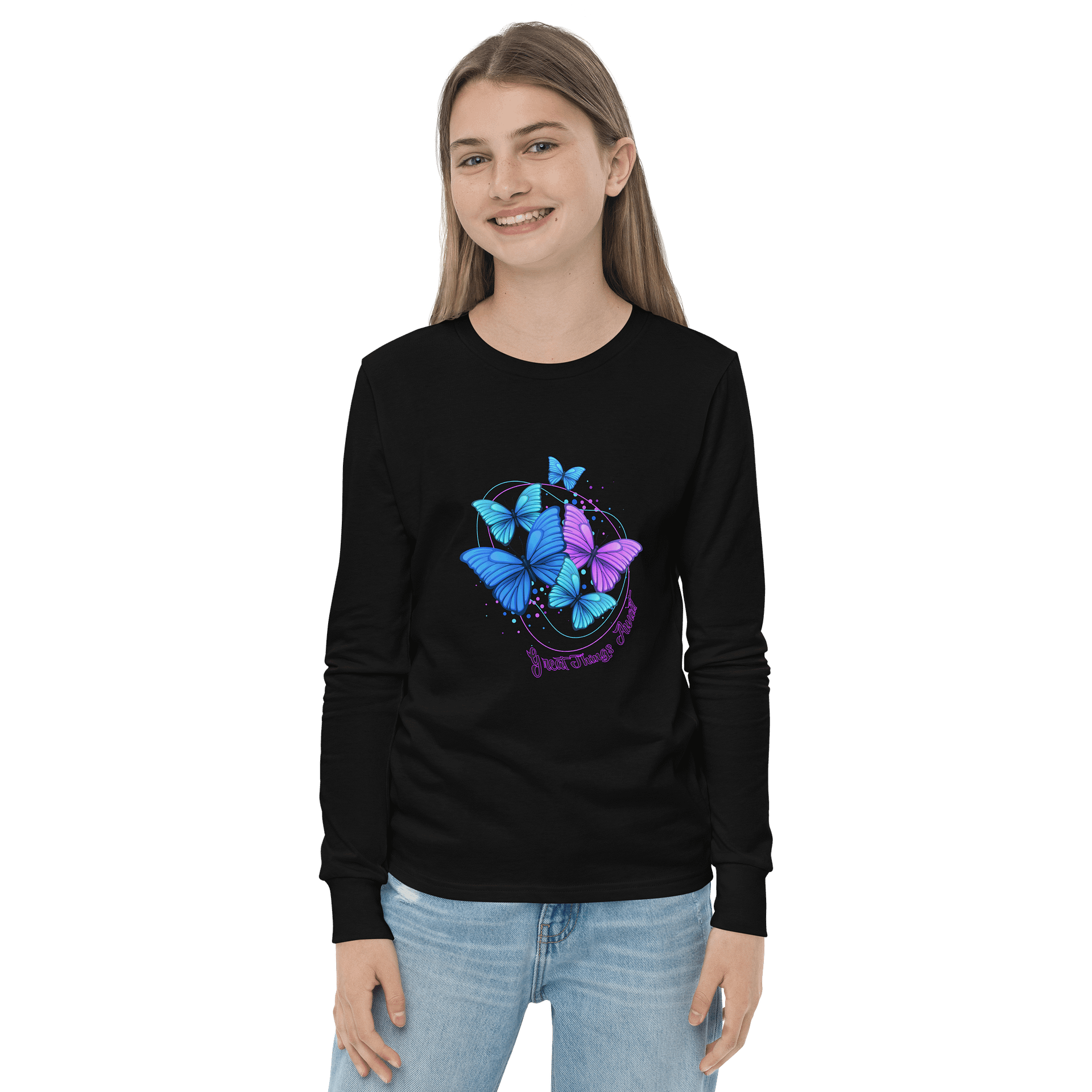 Butterfly Whirlwind Long Sleeve Tee product image (4)