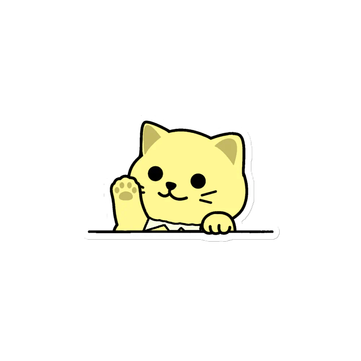 Special Cat Waving Magnet product image (2)