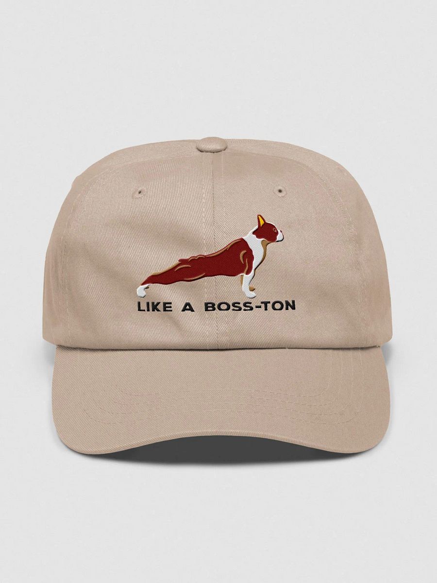 Like a Boss-Ton Classic Dad Hat(Embroidered) of a Boston Terrier(Brown) product image (33)