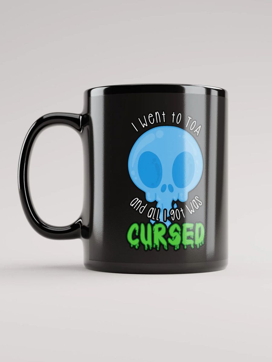 All I Got Was Cursed - Mage - Black Glossy Mug product image (6)