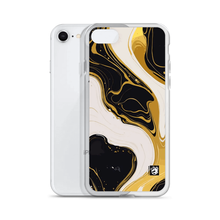 Black and Gold Marble iPhone Case product image (51)