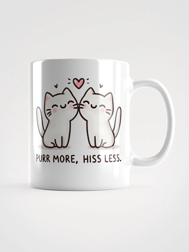Purr more, Hiss less mug product image (1)