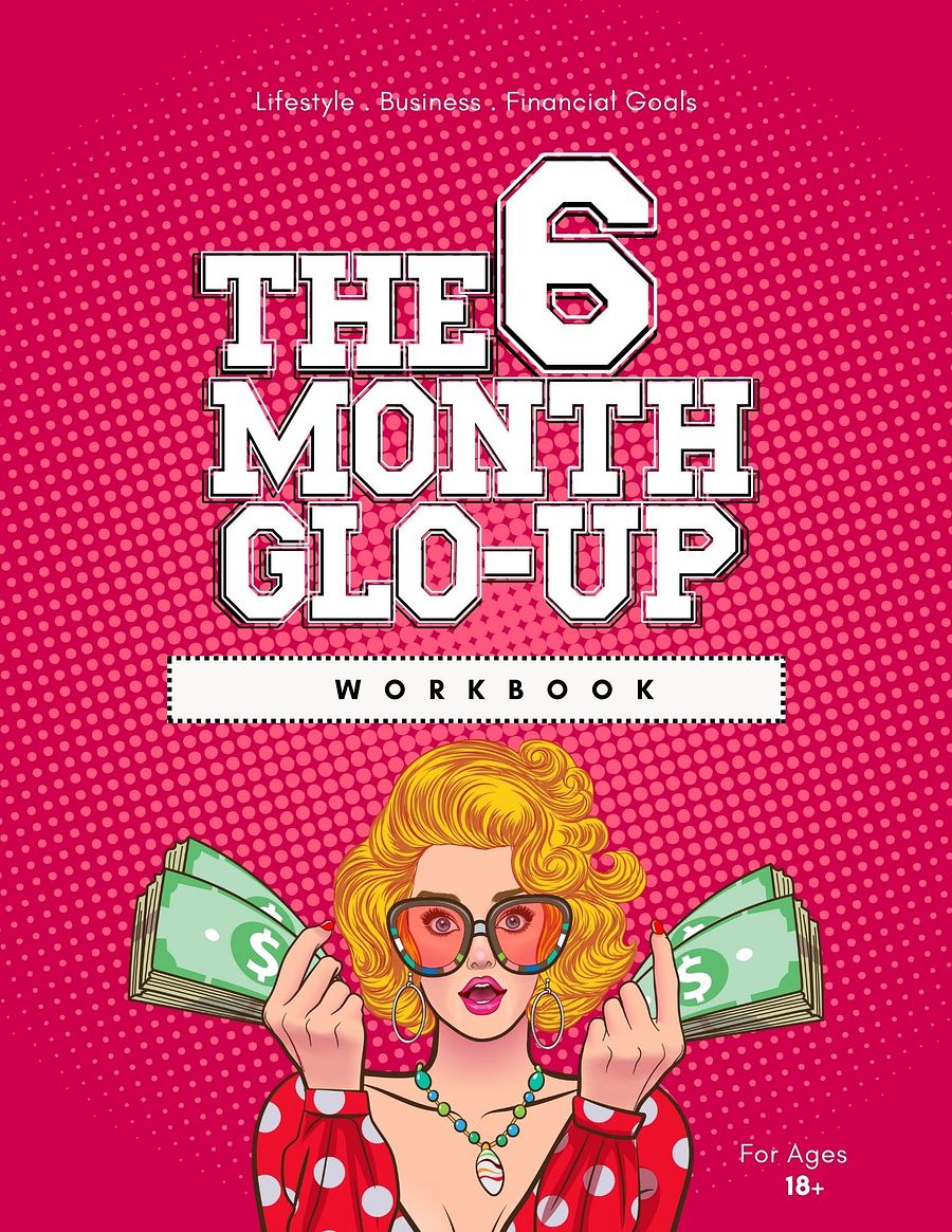 The 6 Month Glo-Up Workbook product image (1)