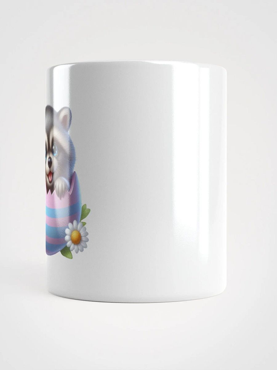 Raccoon Easter Egg - White Mug product image (3)