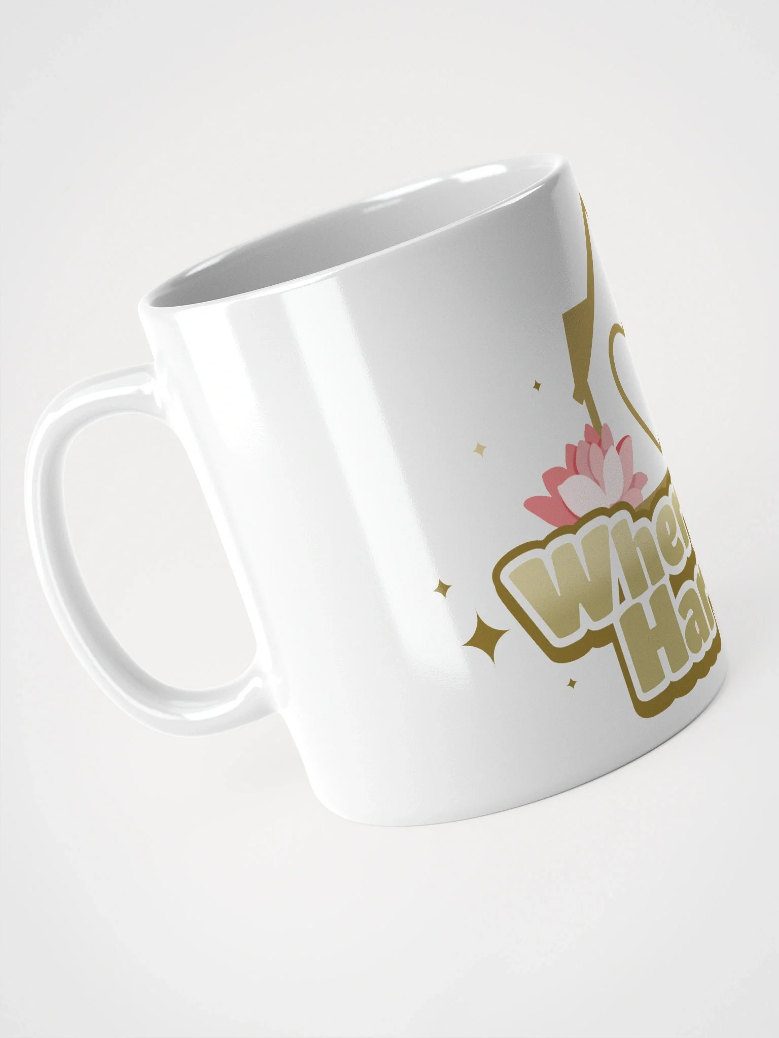 WTHI White Glossy Mug product image (4)