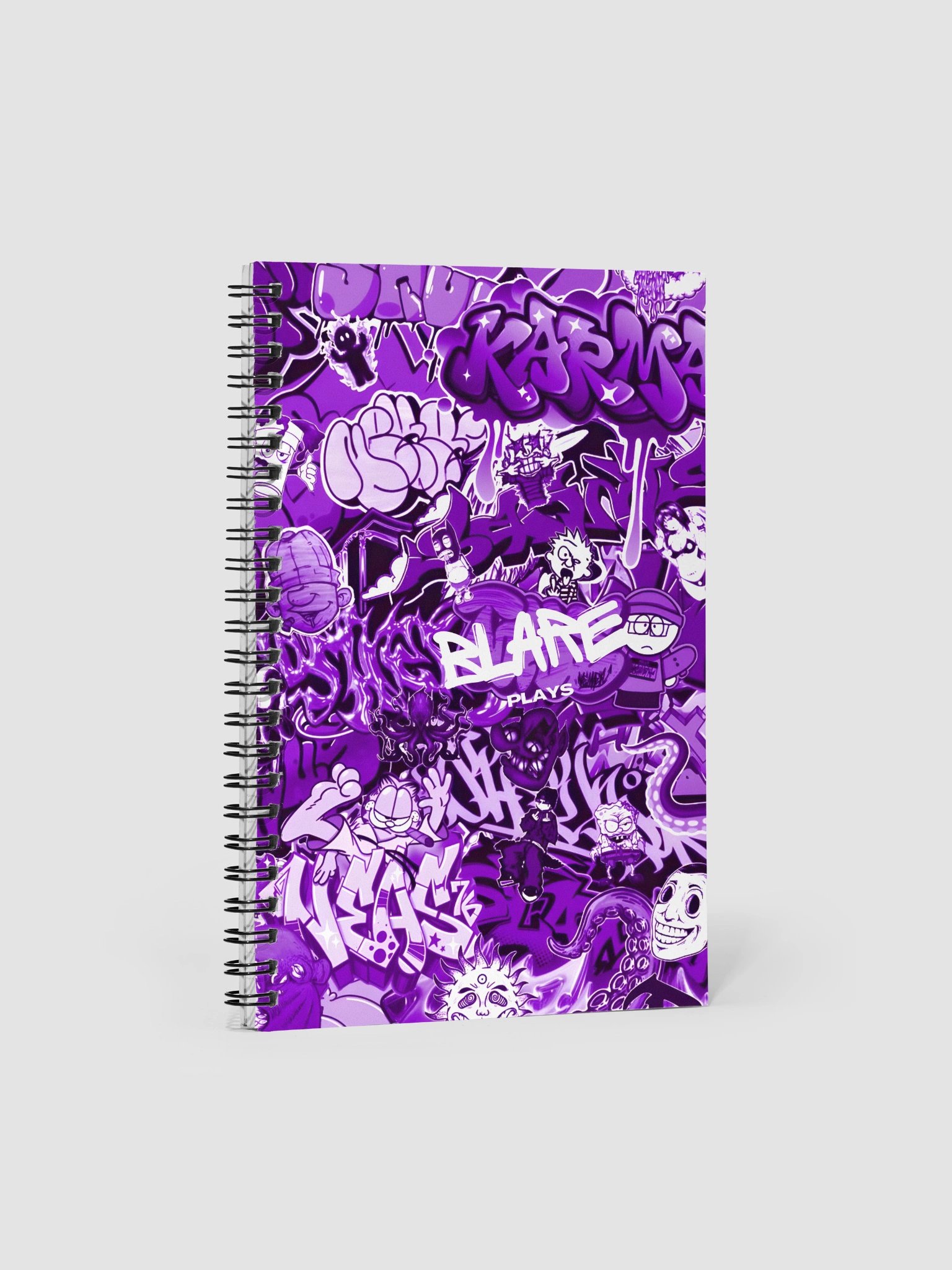 Graffiti Fusion Spiral Notebook product image (1)