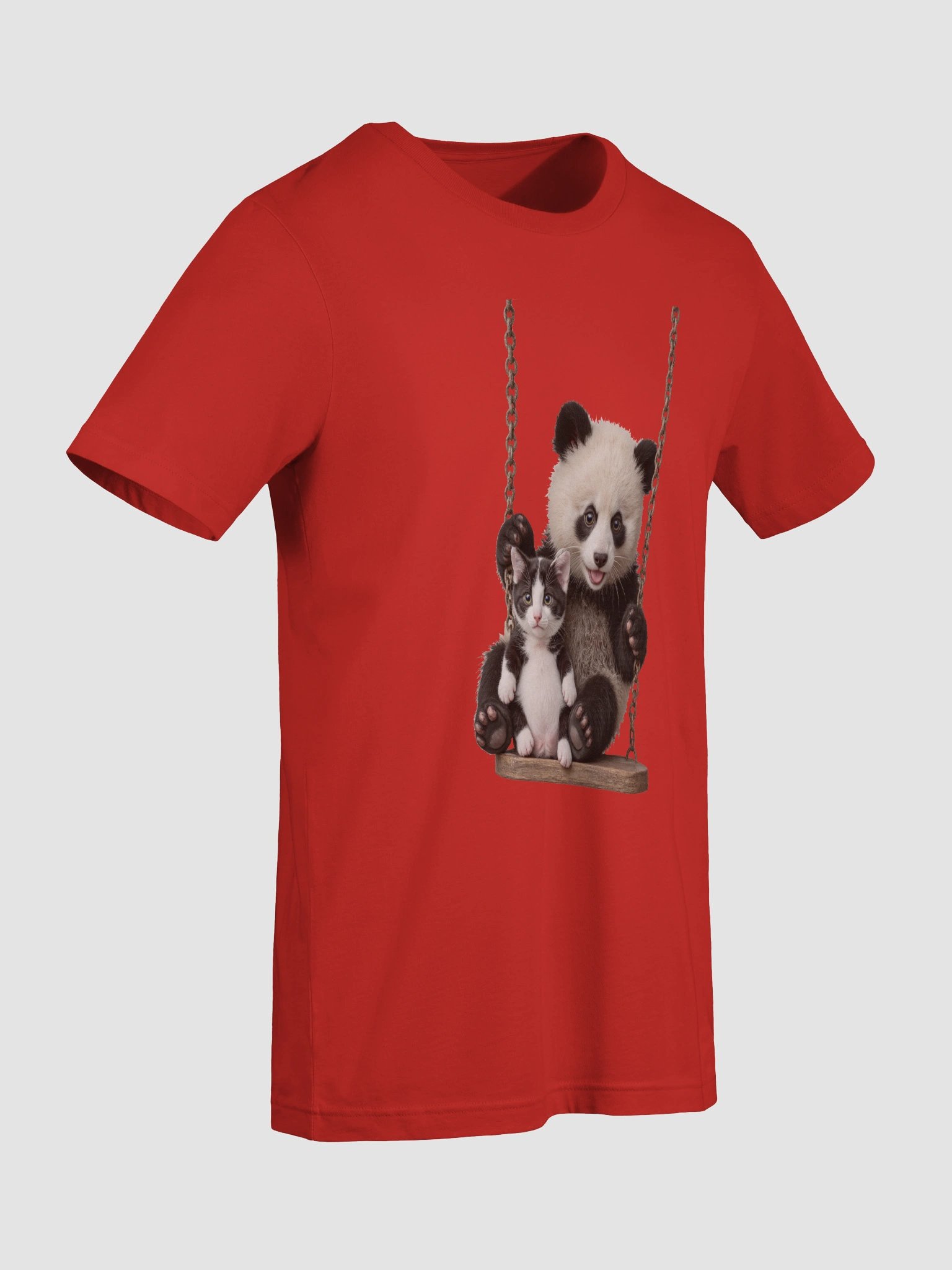 Panda and Kitten Swing Duo T-Shirt product image (86)
