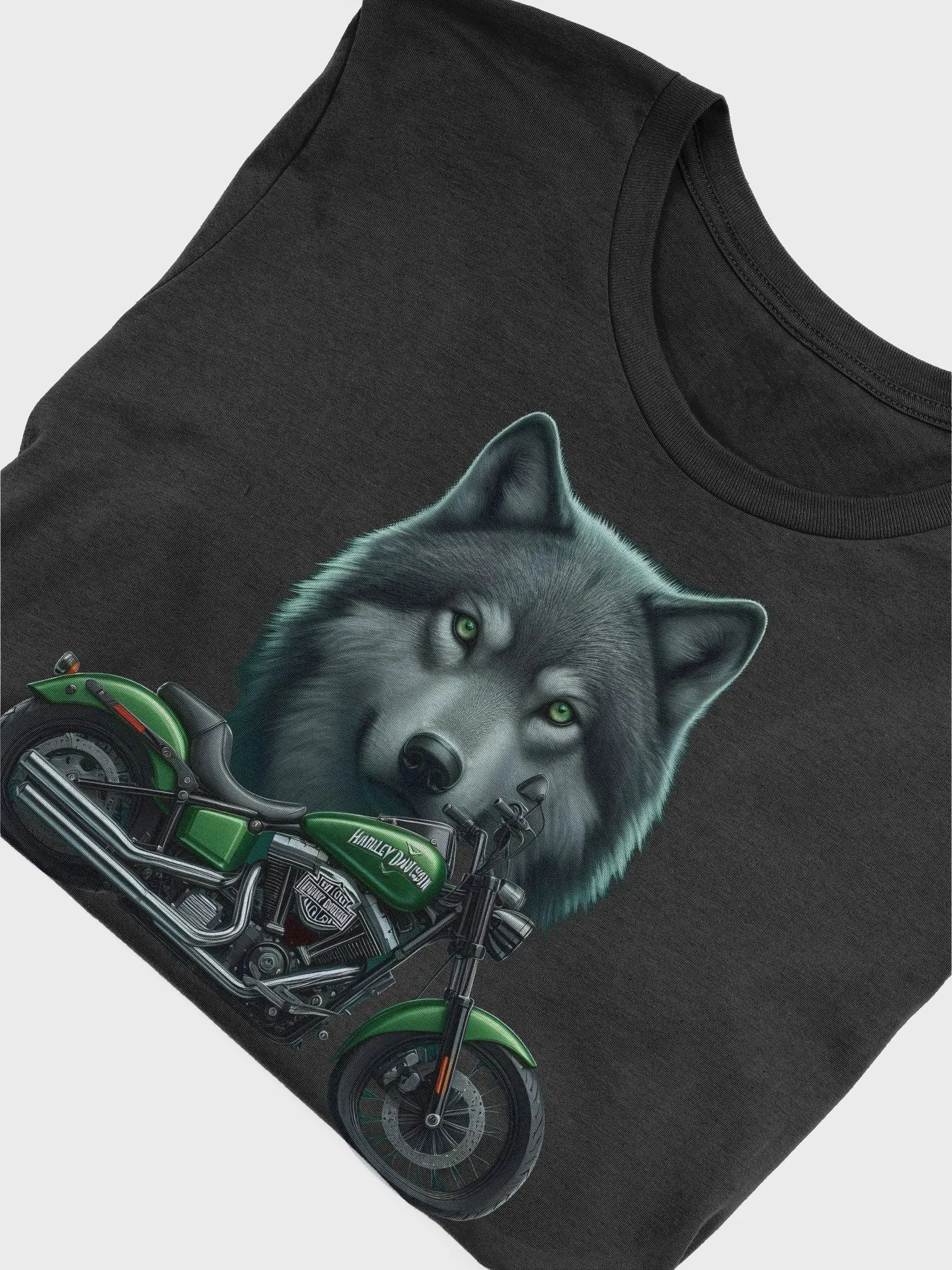 Motorcycle and Wolf - Unisex T-Shirt #17 product image (5)
