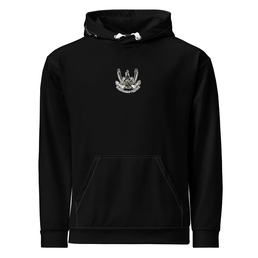 Black Twin Anchor Logo Hoodie product image (1)