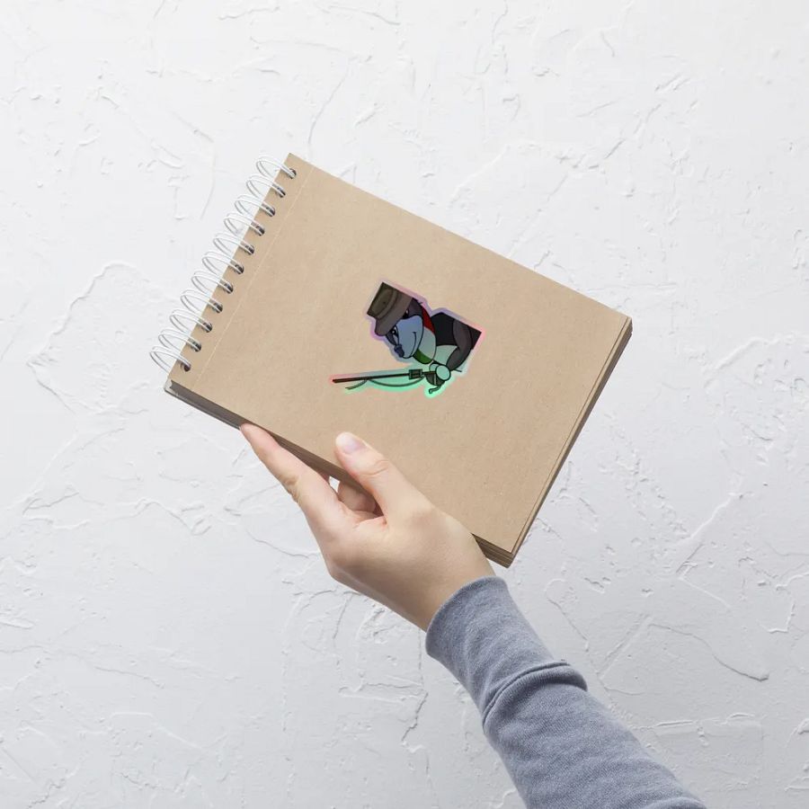 Fishing Holographic Sticker product image (9)